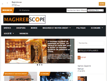 Tablet Screenshot of maghrebscope.com